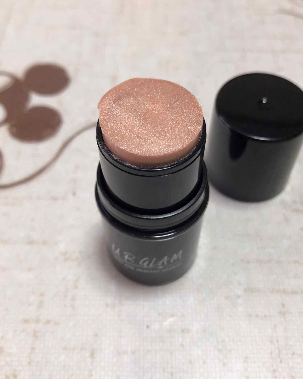 UR GLAM FACE GLOSS STICK/U R GLAM/ジェル・クリームチークを使ったクチコミ(3枚目)