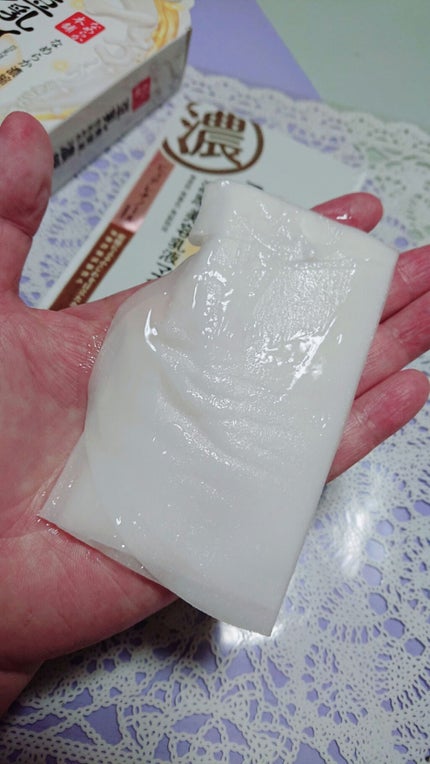 リンクルジェル乳液マスク/なめらか本舗/シートマスク・パックを使ったクチコミ(3枚目)