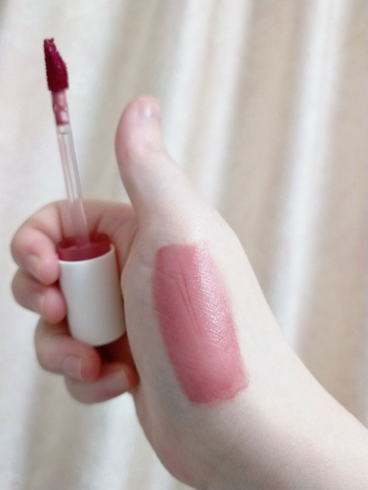 シンプレイン ウォーターブラーティント/Sim;plain/リップティントを使ったクチコミ(3枚目)