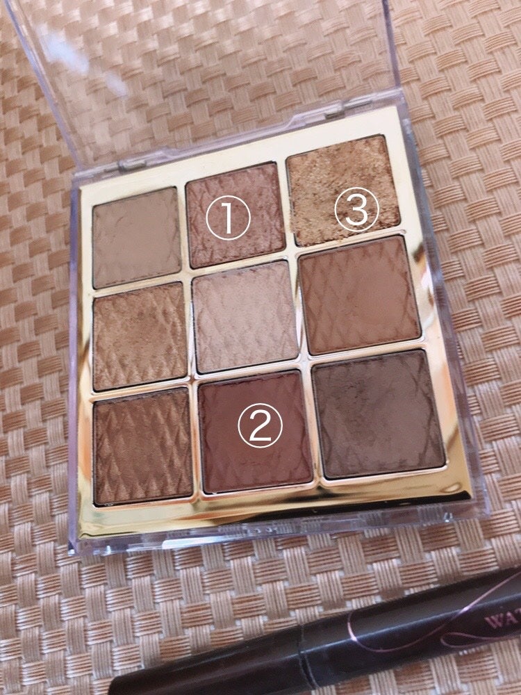 ソフトクレイビームアイシャドウパレット/AMIOK/ジェル・クリームアイシャドウを使ったクチコミ(2枚目)