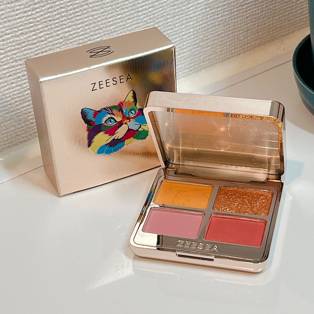 アニマルアイシャドウ(4シェード)/ZEESEA/アイシャドウパレットを使ったクチコミ（1枚目）