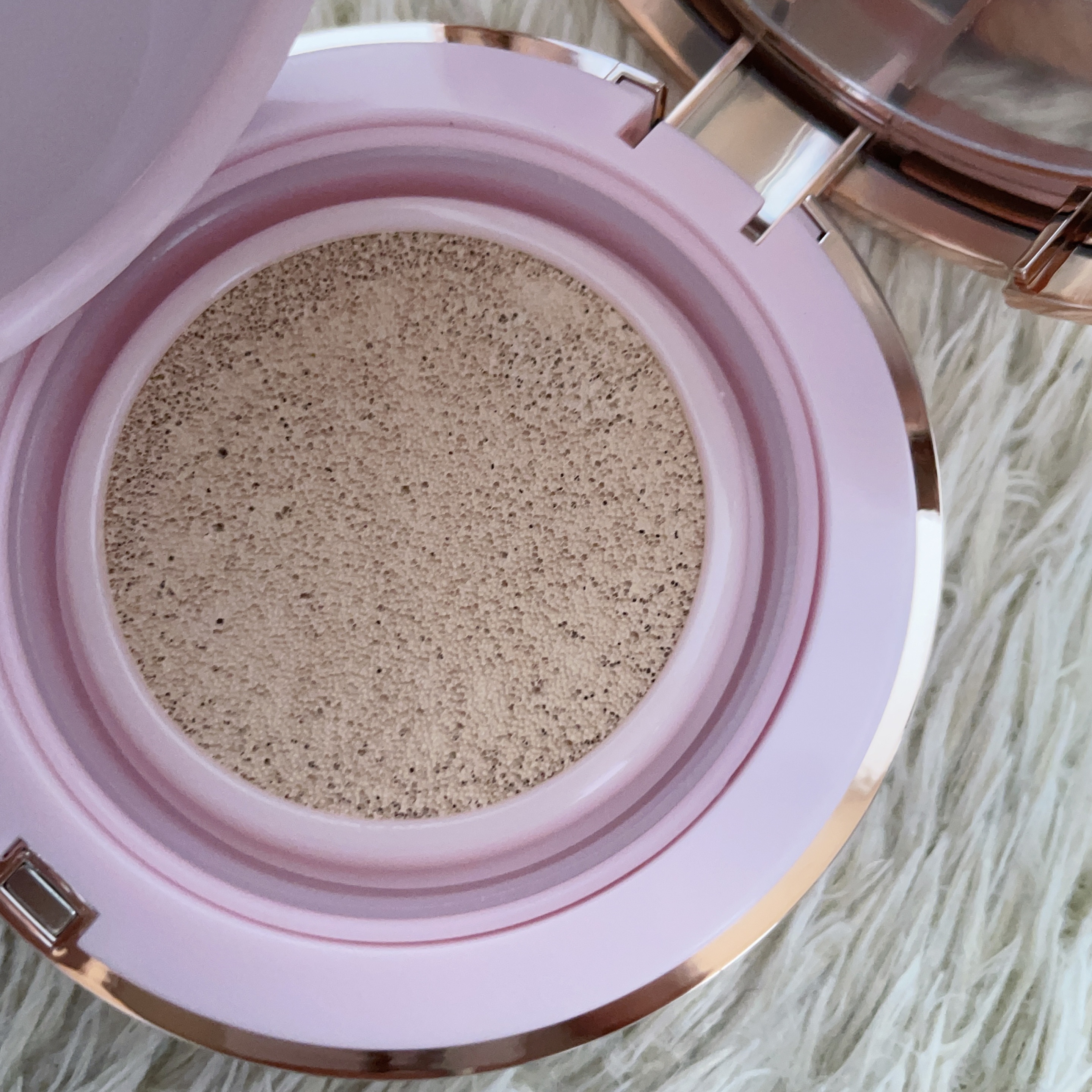 ピンクティーツリーカバークッション/APLIN/クッションファンデーションを使ったクチコミ（3枚目）