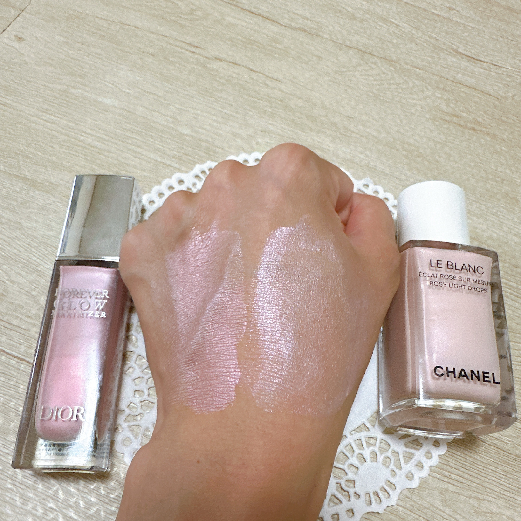 ハイライト　dior chanel CHANEL・Diorのハイライトを使った口コミ - ピンクリキッドハイライト