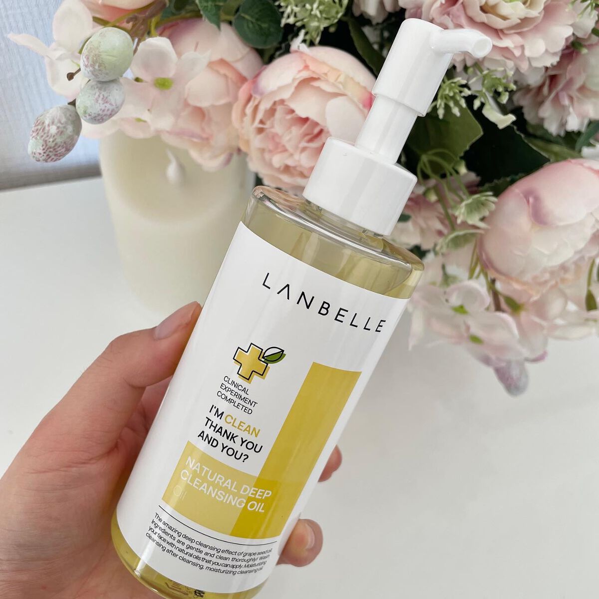 ナチュラルディープクレンジングオイル/LANBELLE/オイルクレンジングを使ったクチコミ(4枚目)