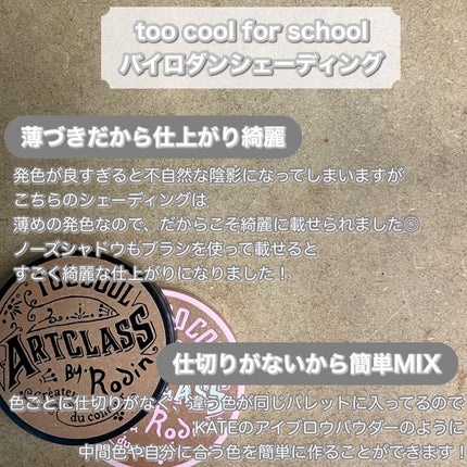 アートクラスバイロダン シェーディング/too cool for school/シェーディングを使ったクチコミ(2枚目)