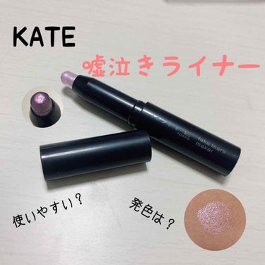 フェイクティアーズメイカー/KATE/ペンシルアイライナーを使ったクチコミ（1枚目）