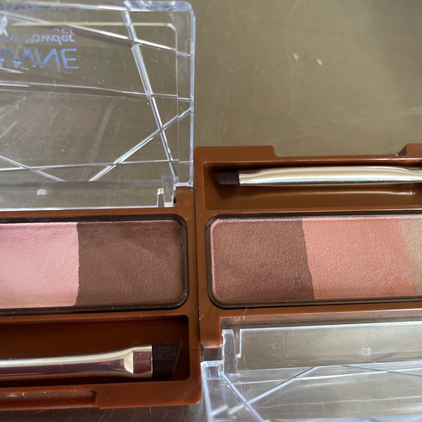 プランクトン on LIPS 「#セザンヌ_アイブロウピンクとコーラル茶色部分はピンクの方が濃..」(2枚目)