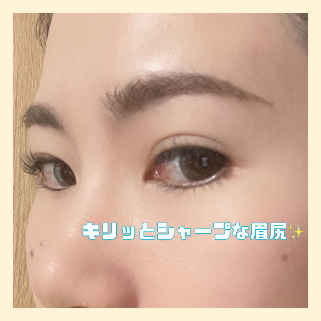 超細芯アイブロウ/CEZANNE/アイブロウペンシルを使ったクチコミ（2枚目）