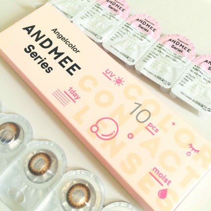 AND MEE 1day/AngelColor/ワンデー(1DAY)カラコンを使ったクチコミ(1枚目)