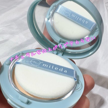 スムースフィットファンデーション/mileda/パウダーファンデーションを使ったクチコミ(2枚目)