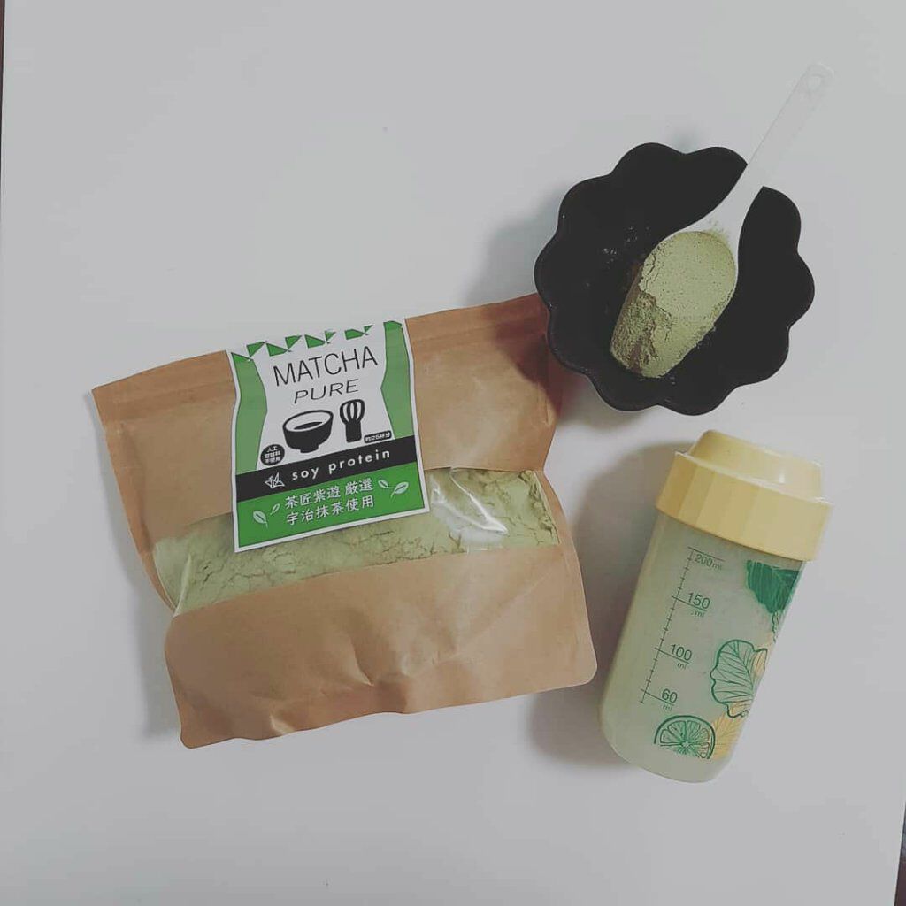 MATCHA PURE(プロテインパウダー)/ピュアパートナー/ソイプロテインを使ったクチコミ(1枚目)