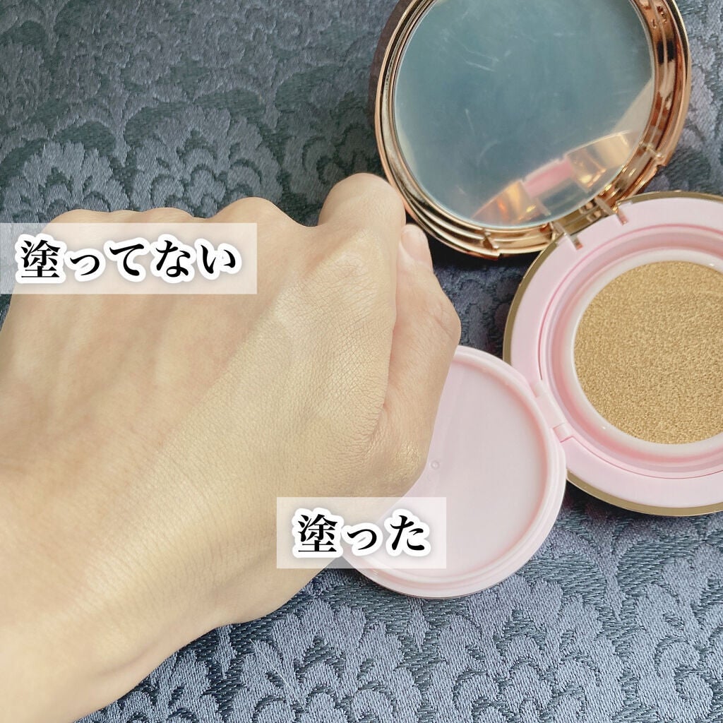 ピンクティーツリーカバークッション/APLIN/クッションファンデーションを使ったクチコミ(4枚目)