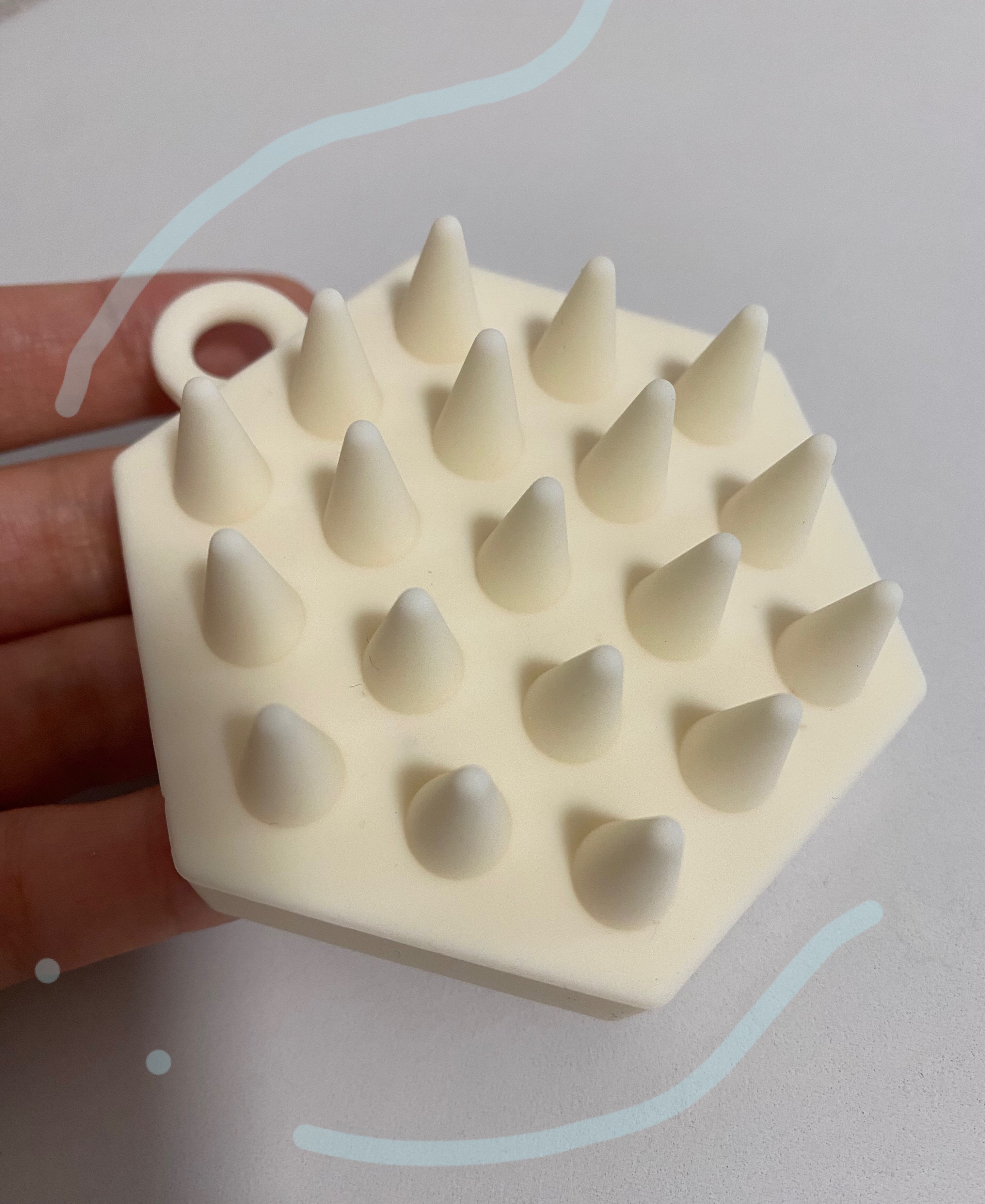 ヘッドスパブラシ ソフト /ハニーク/スカルプブラシを使ったクチコミ（1枚目）