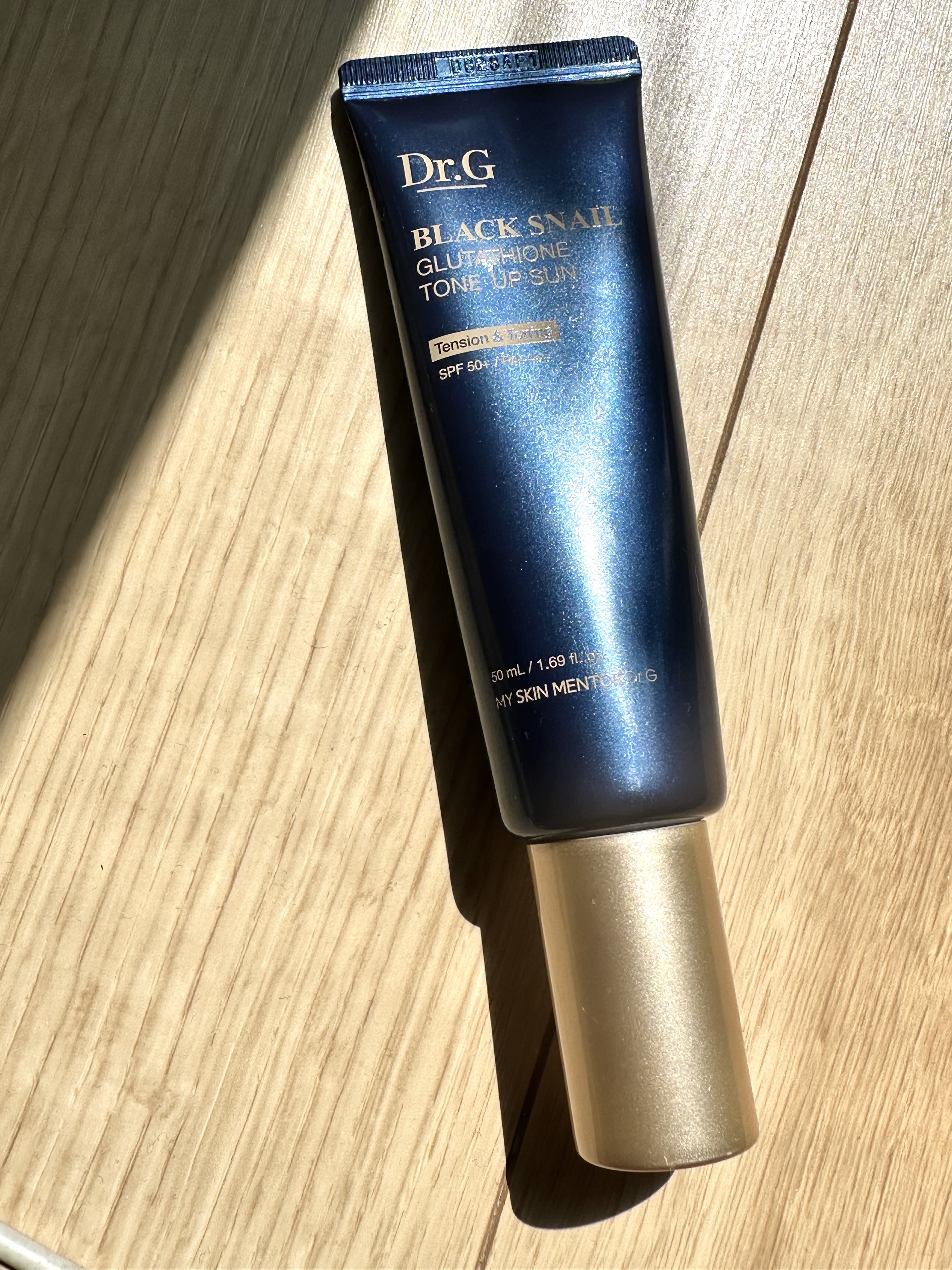 ブラックスネイルグルタチオントーンアップサン/Dr.G/日焼け止めクリームを使ったクチコミ（1枚目）