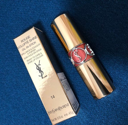 ルージュ ヴォリュプテ シャイン/YVES SAINT LAURENT BEAUTE/口紅を使ったクチコミ(1枚目)