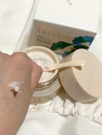 スネイルソリューションクリーム/ネイチャーリパブリック/フェイスクリームを使ったクチコミ(5枚目)