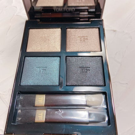 アイ カラー クォード 32メタリック デニム/TOM FORD BEAUTY/アイシャドウパレットを使ったクチコミ(2枚目)