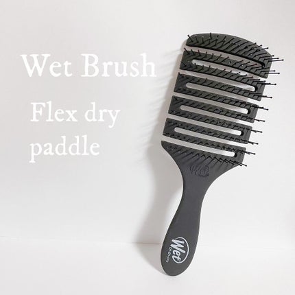 フレックスドライ パドルブラシ ブラック/ウェットブラシ/ヘアブラシを使ったクチコミ(1枚目)