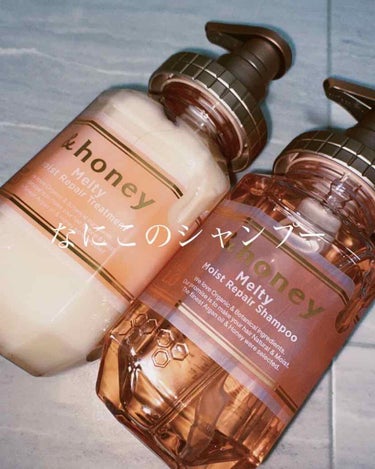 &honey Melty モイストリペア シャンプー1.0／モイストリペア ヘアトリートメント2.0/&honey/シャンプー・コンディショナーを使ったクチコミ（1枚目）