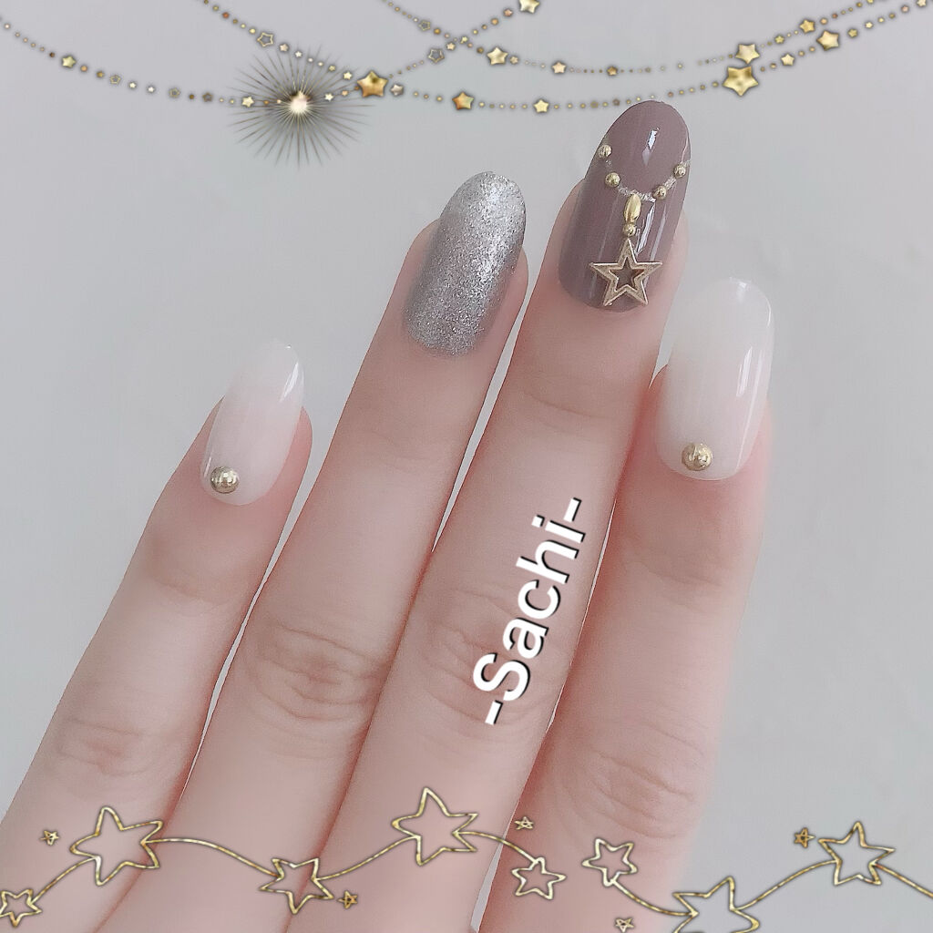 ネイルパーツ/セリア/ネイルチップ・パーツを使ったクチコミ（2枚目）