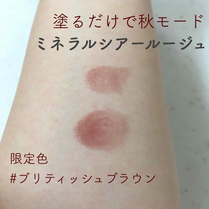 ミネラルシアールージュ/エトヴォス/口紅を使ったクチコミ(2枚目)