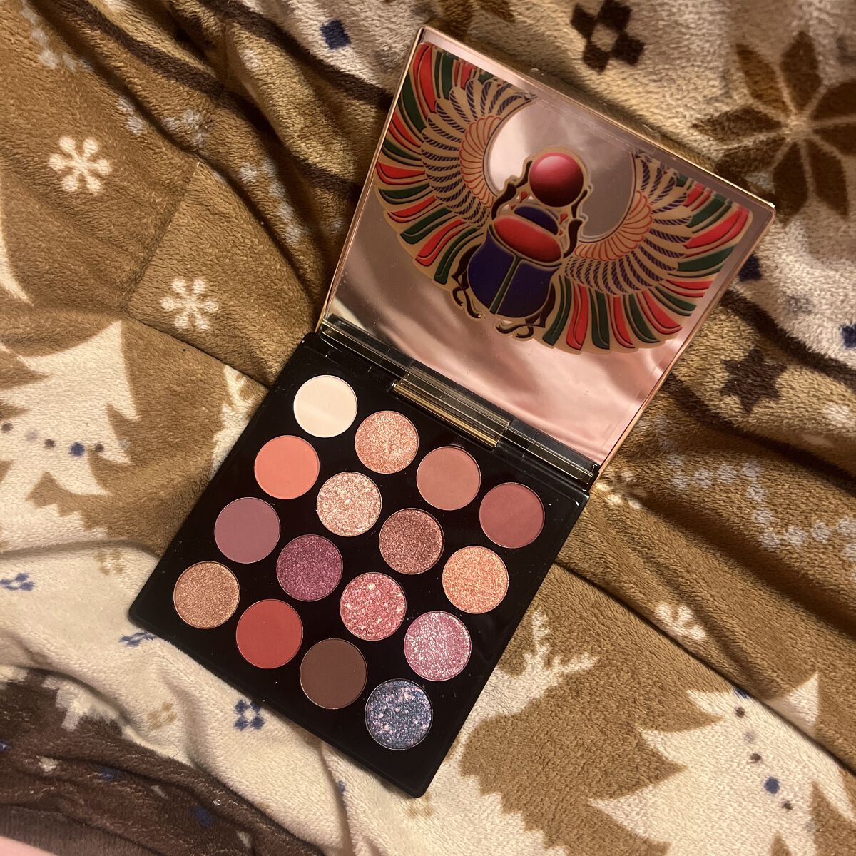 大英博物館 エジプトシリーズ アイシャドウパレット/ZEESEA/アイシャドウパレットを使ったクチコミ（1枚目）