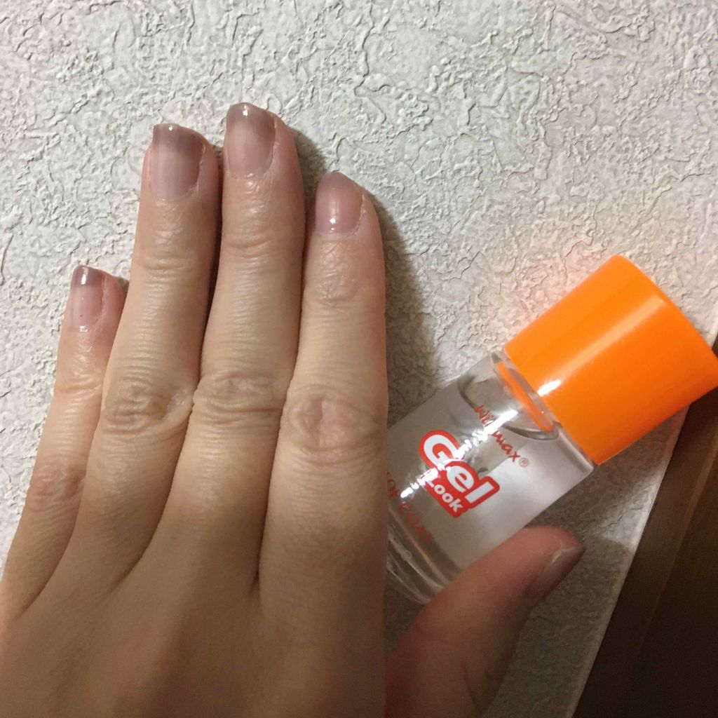 ウィンマックス ネイルケアシリーズ ジェルルックトップコート/DAISO/ネイルトップコートを使ったクチコミ（2枚目）