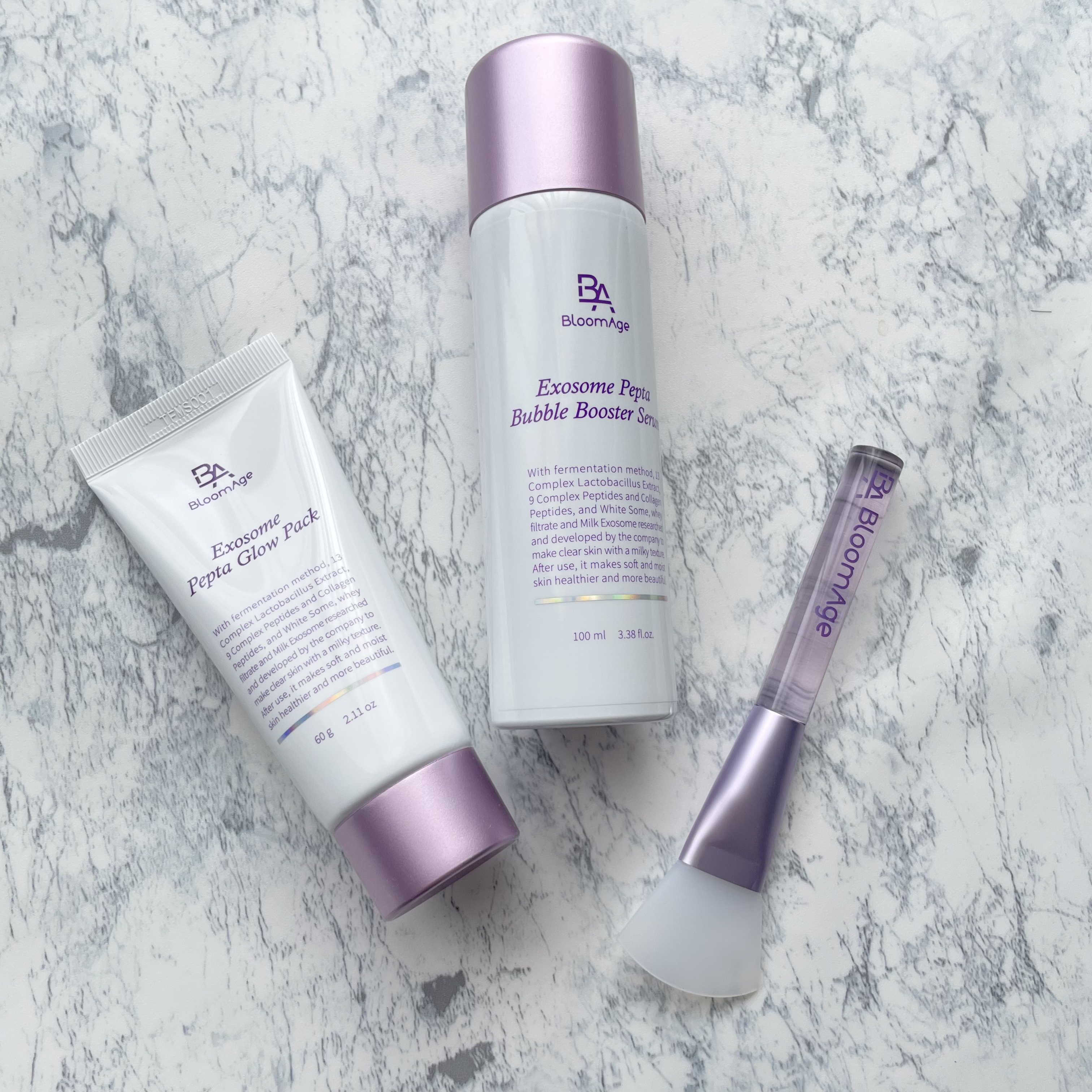 エクソソーム ペプチド グロウ パック/BloomAge/美容液を使ったクチコミ（1枚目）