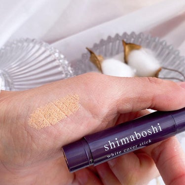 shimaboshi ホワイトカバースティックのクチコミ「♡*+:•*∴”:♡.•♬✧*+:•*∴♡
⁡
❋skin care
⁡
⁡
▶Shimabo.....」（3枚目）