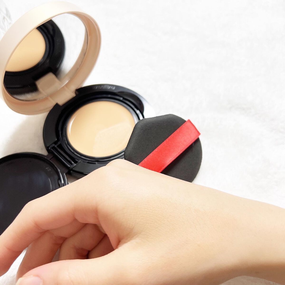 ドラマティックジェリーコンパクト/マキアージュ/クッションファンデーションを使ったクチコミ(5枚目)