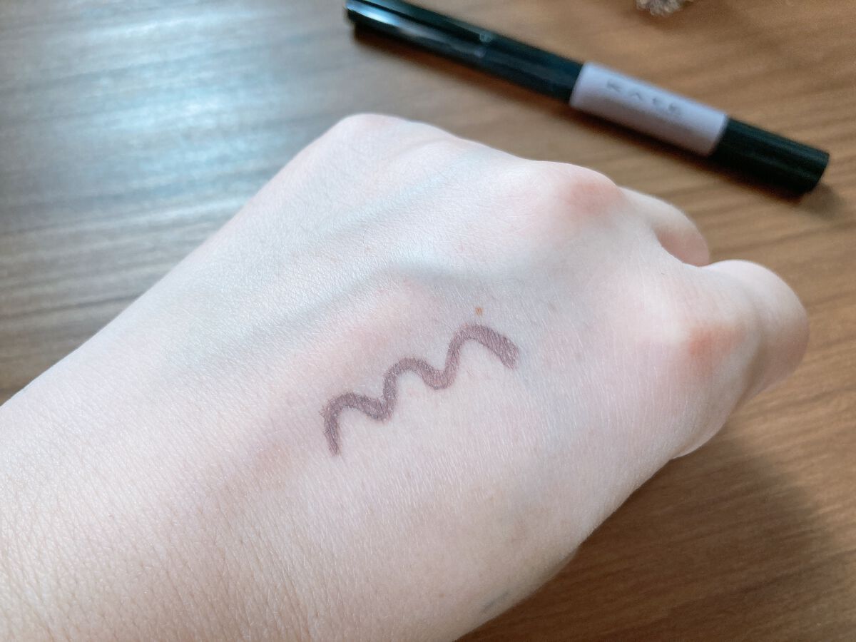 コンシャスライナーカラー 07 ラベンダーブラウン/KATE/リキッドアイライナーを使ったクチコミ（2枚目）