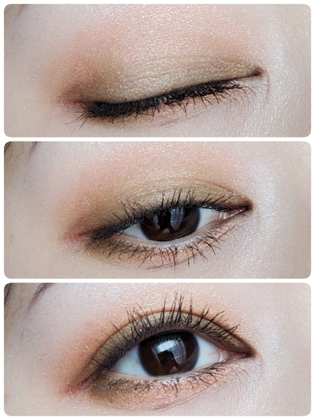 シャイニーシャドウ N/excel/単色アイシャドウを使ったクチコミ（1枚目）