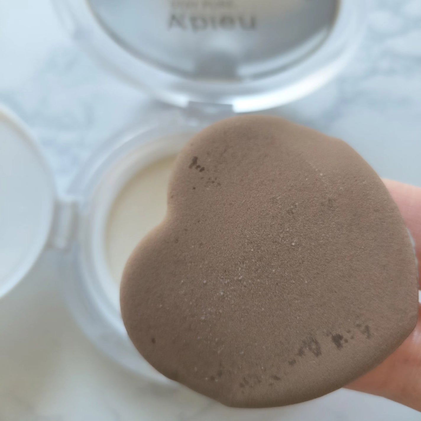 ウォーターロック サラサラパクト/A’pieu/フェイスパウダーを使ったクチコミ(6枚目)