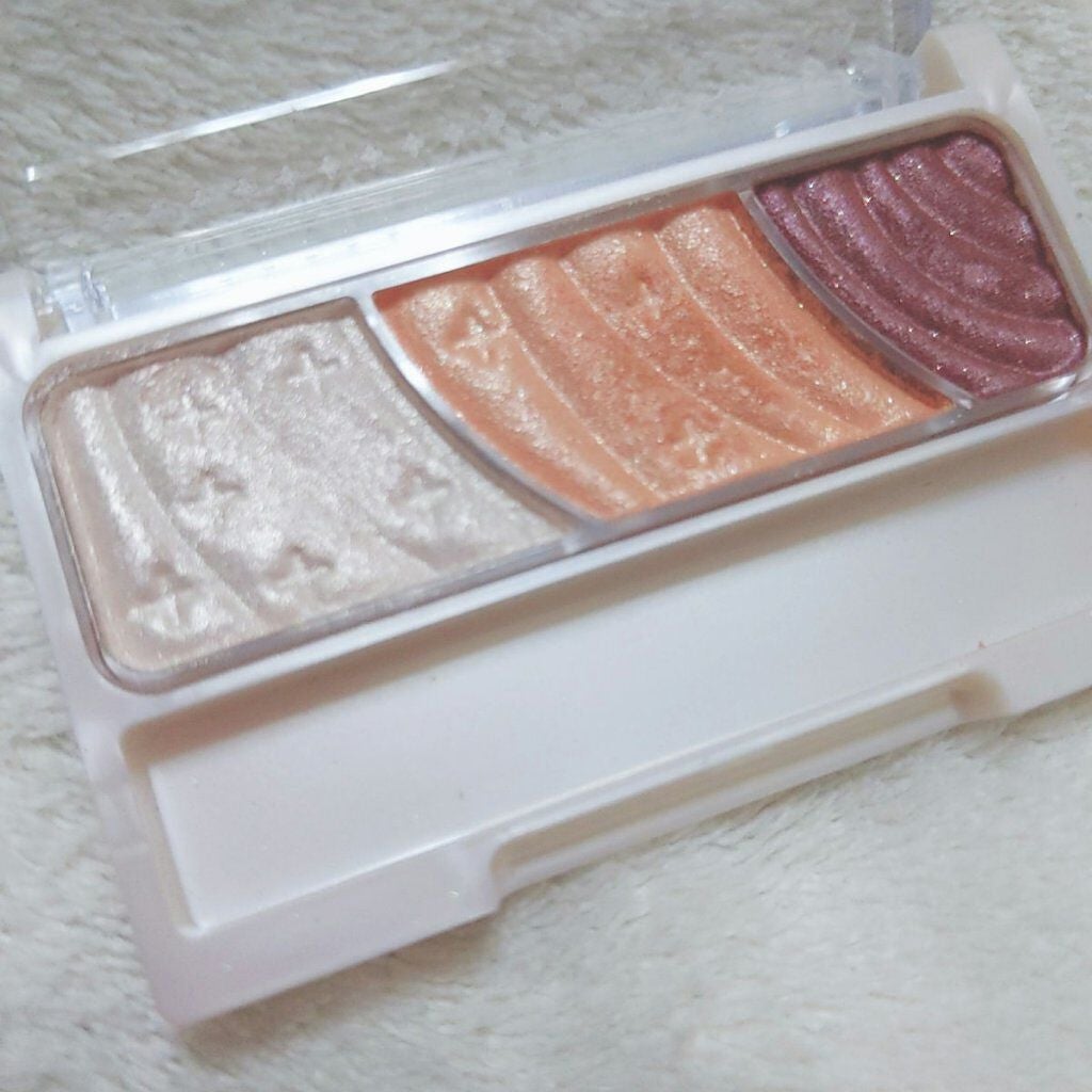 トーンアップアイシャドウ/CEZANNE/アイシャドウパレットを使ったクチコミ(2枚目)