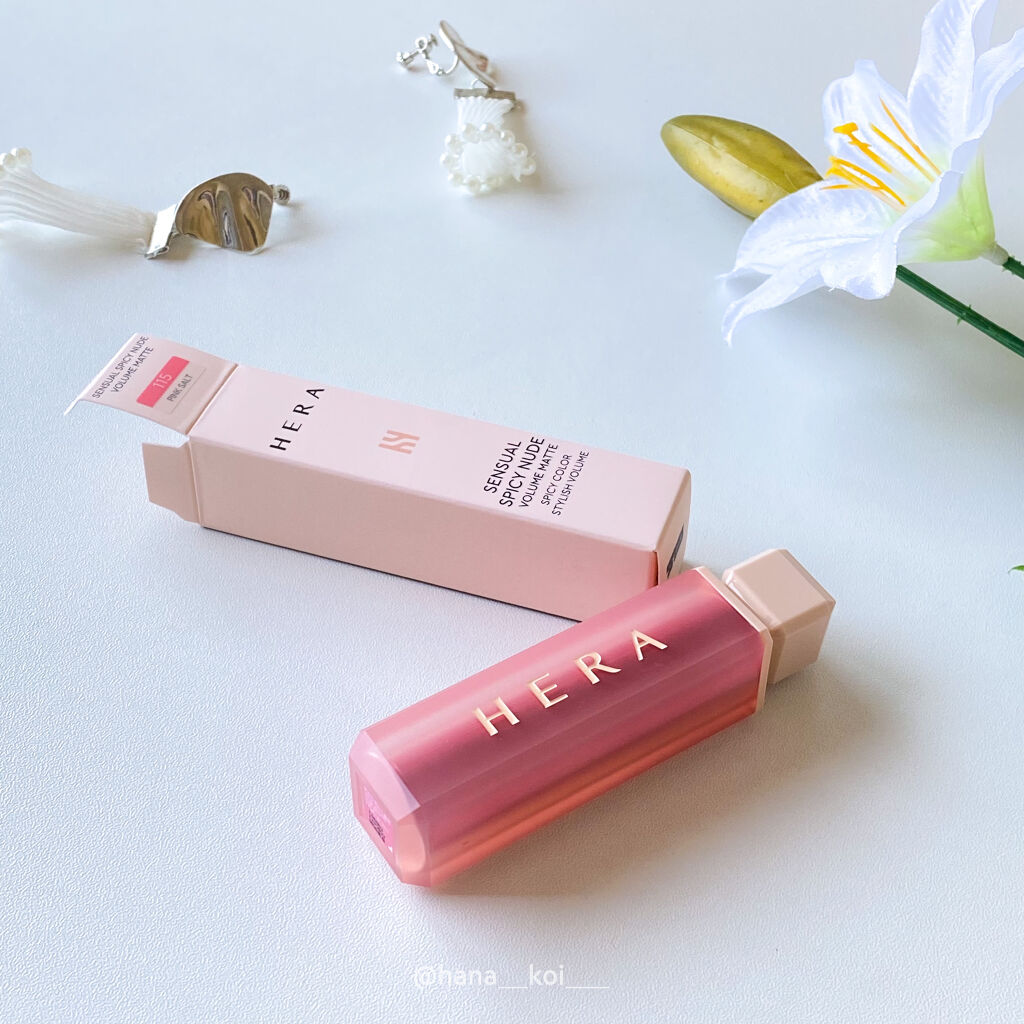 センシュアルスパイシーヌードボリュームマット/HERA/口紅を使ったクチコミ（1枚目）