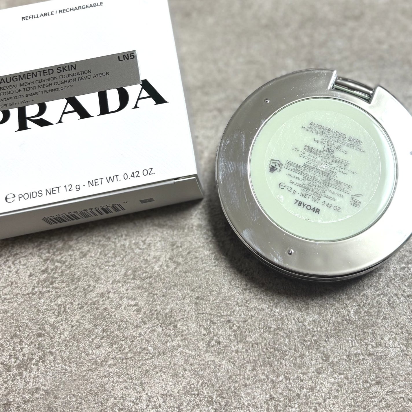 プラダ メッシュ クッション/PRADA BEAUTY/クッションファンデーションを使ったクチコミ(2枚目)