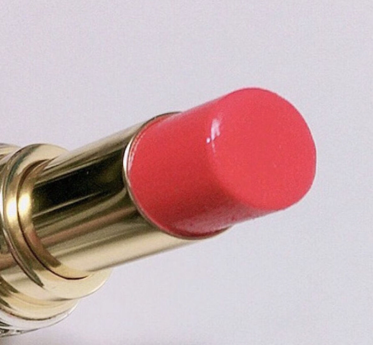 ルージュ ヴォリュプテ シャイン/YVES SAINT LAURENT BEAUTE/口紅を使ったクチコミ（2枚目）