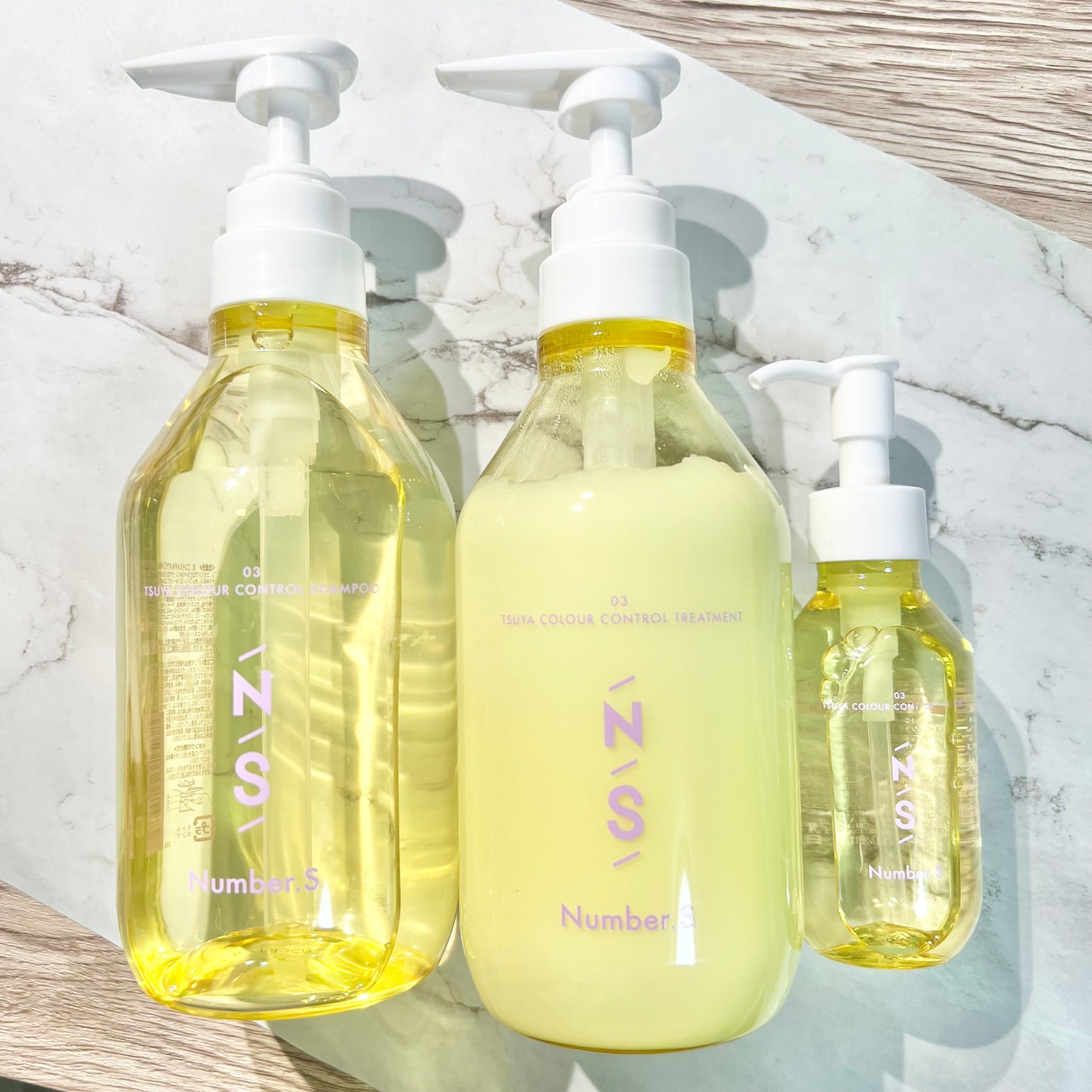 ツヤカラーコントロール シャンプー/ ヘアトリートメント/Number.S /市販シャンプーを使ったクチコミ(1枚目)