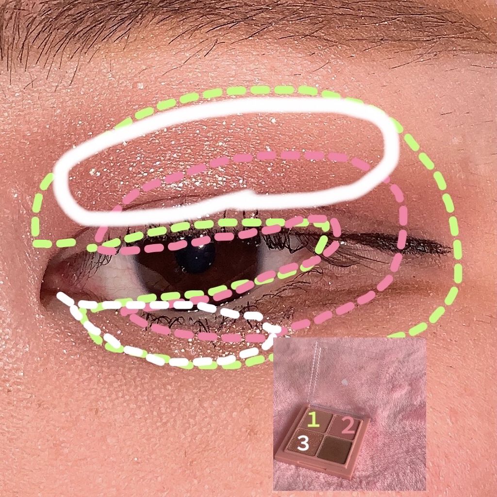 ベターザンアイズ/rom&nd/アイシャドウパレットを使ったクチコミ（2枚目）