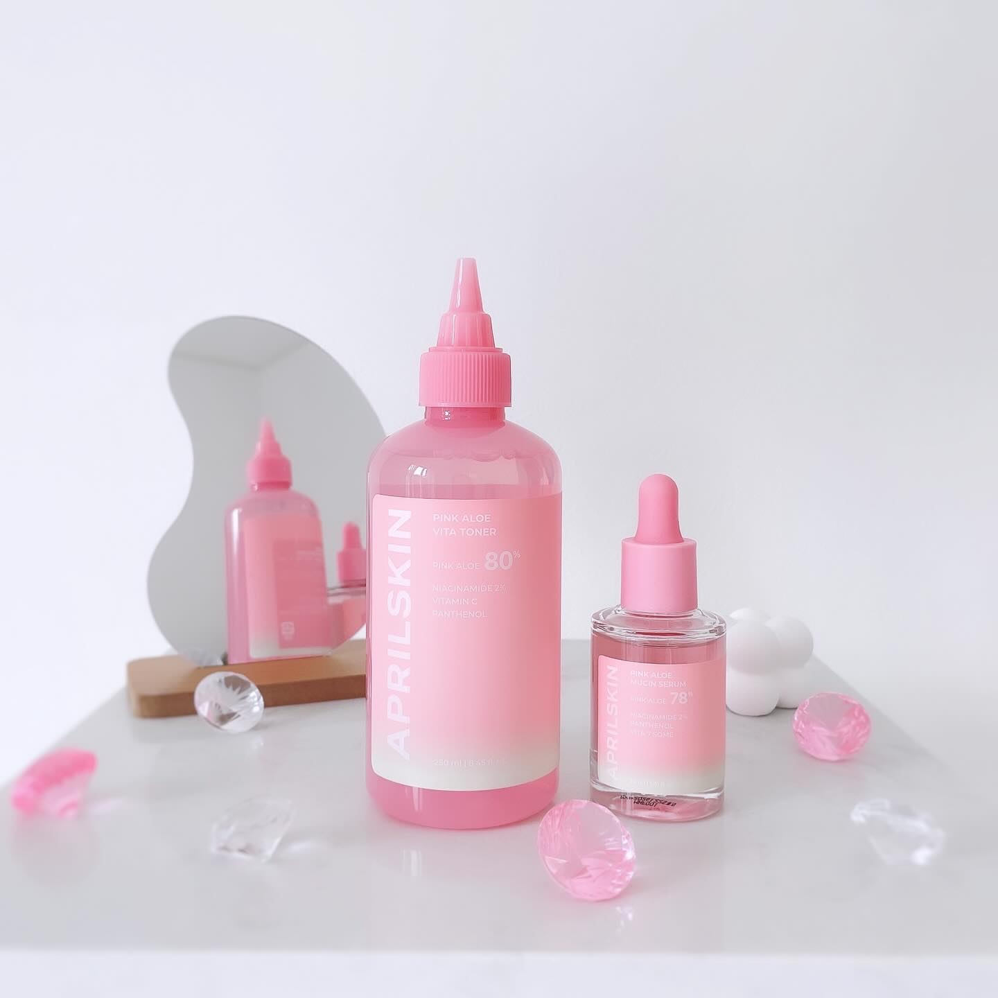 ピンクアロエビタトナー/APRILSKIN/化粧水を使ったクチコミ（1枚目）