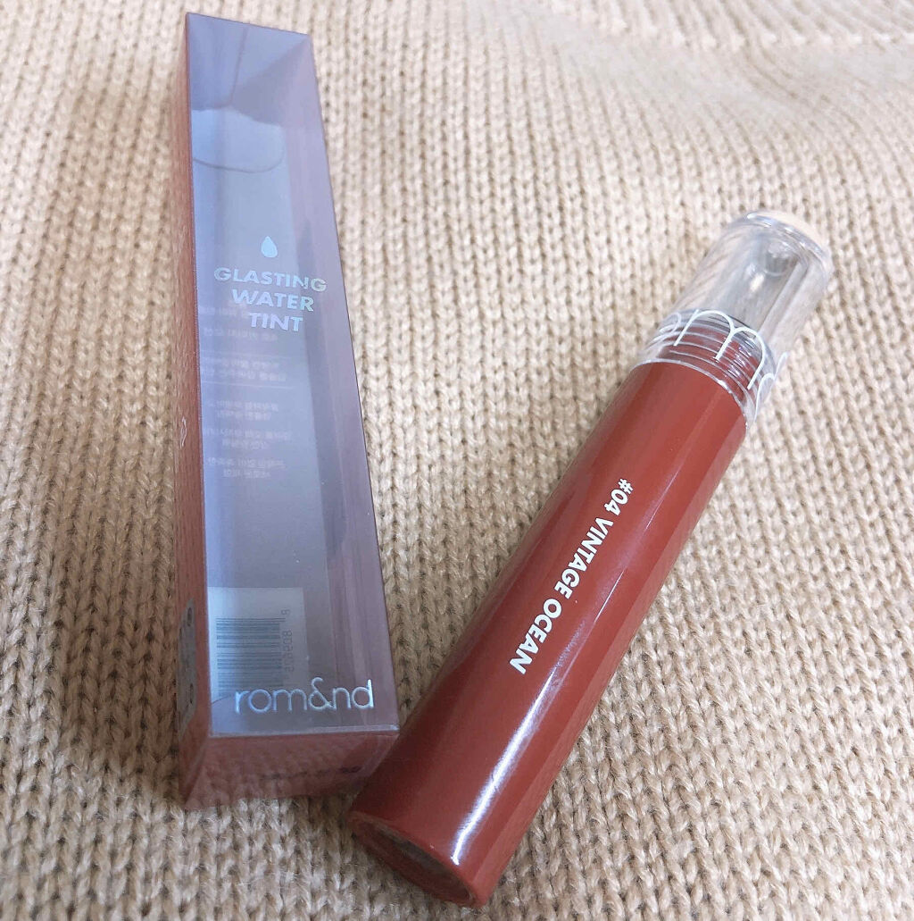 グラスティングウォーターティント/rom&nd/リップティントを使ったクチコミ（2枚目）