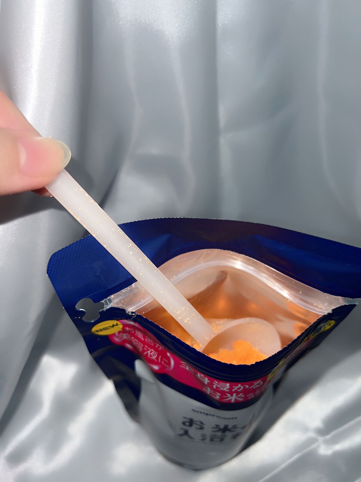 お米バスパウダー 400g/amproom/保湿系入浴剤を使ったクチコミ（2枚目）