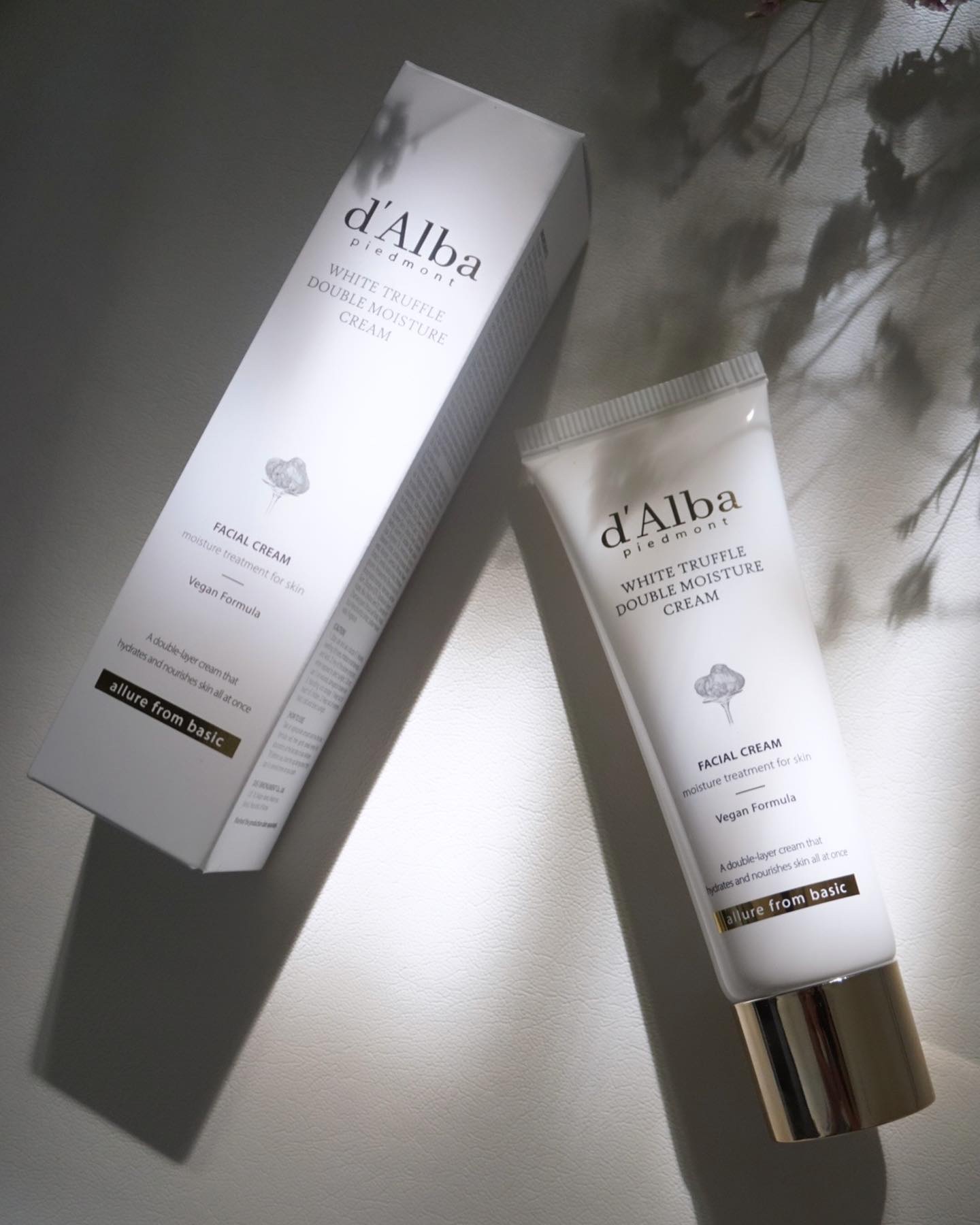 ダルバ ホワイトトリュフダブルモイスチャークリームのクチコミ「d'Alba
ホワイトトリュフダブルモイスチャークリーム

→イタリア産ホワイトトリュフ*が含.....」（2枚目）