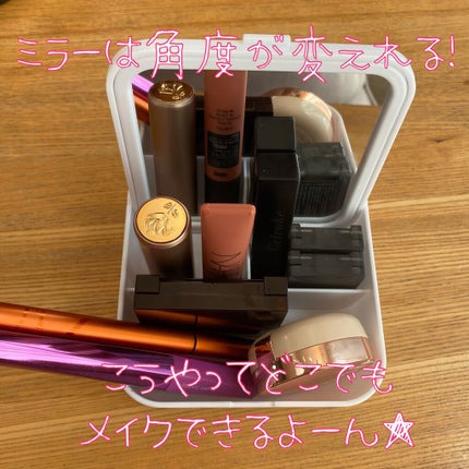 収納BOX付きミラー/セリア/その他を使ったクチコミ(3枚目)