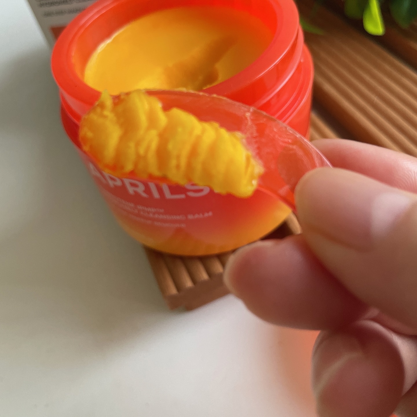 カロテンIPMP(TM) とろけるクレンジングバーム /APRILSKIN/クレンジングバームを使ったクチコミ（3枚目）