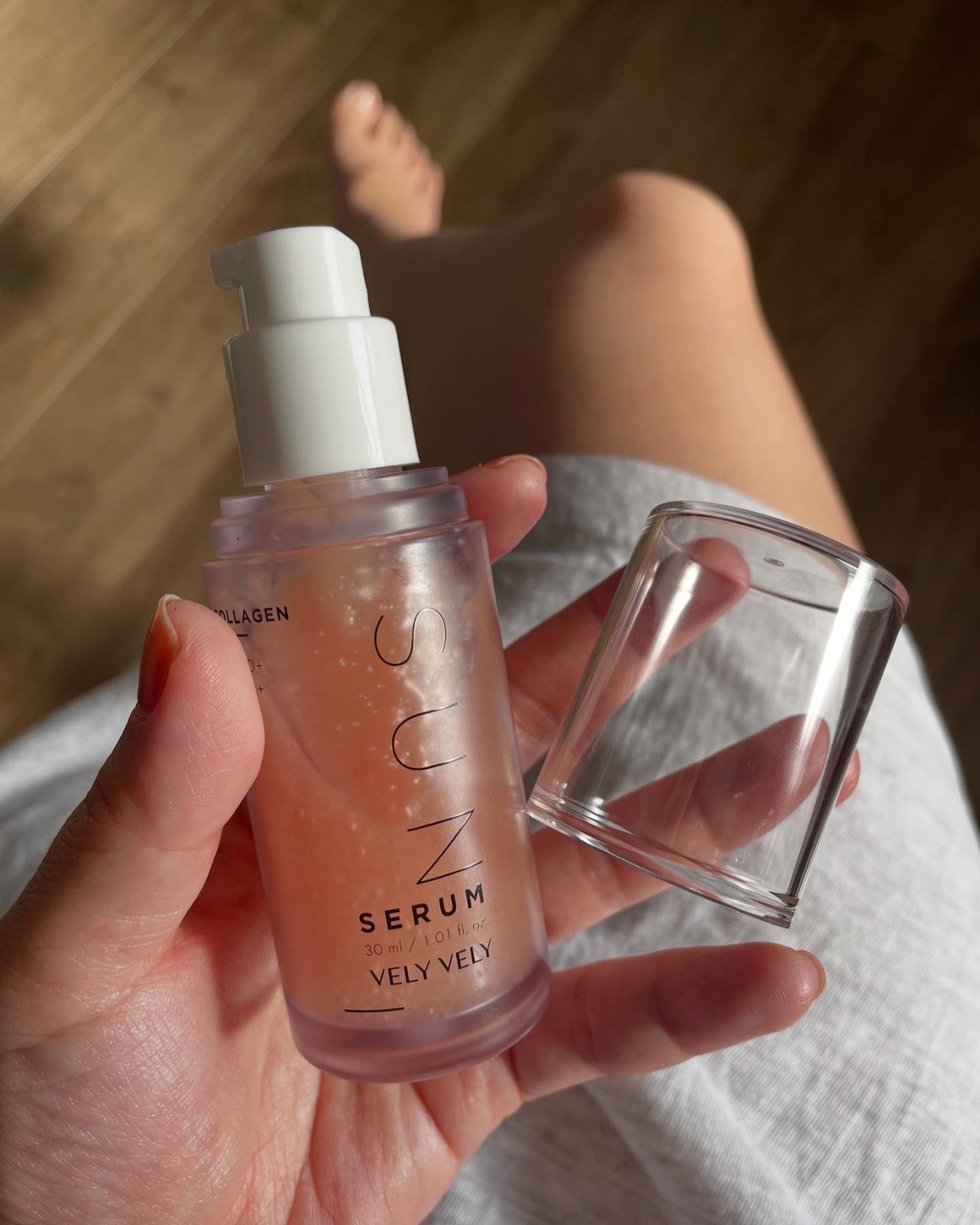 ハリケアコラーゲンサンセラム/VELY VELY/日焼け止めジェルを使ったクチコミ(2枚目)