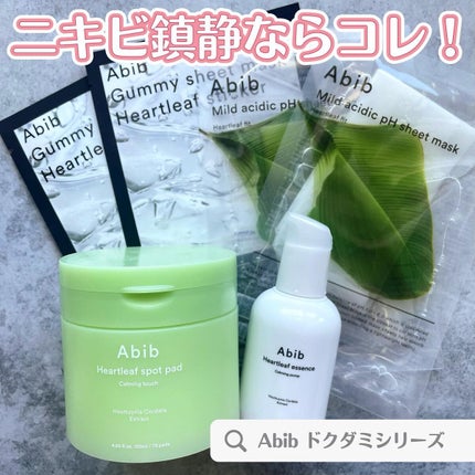 ドクダミカーミングタッチスポットパッド/Abib /トナーパッドを使ったクチコミ(1枚目)