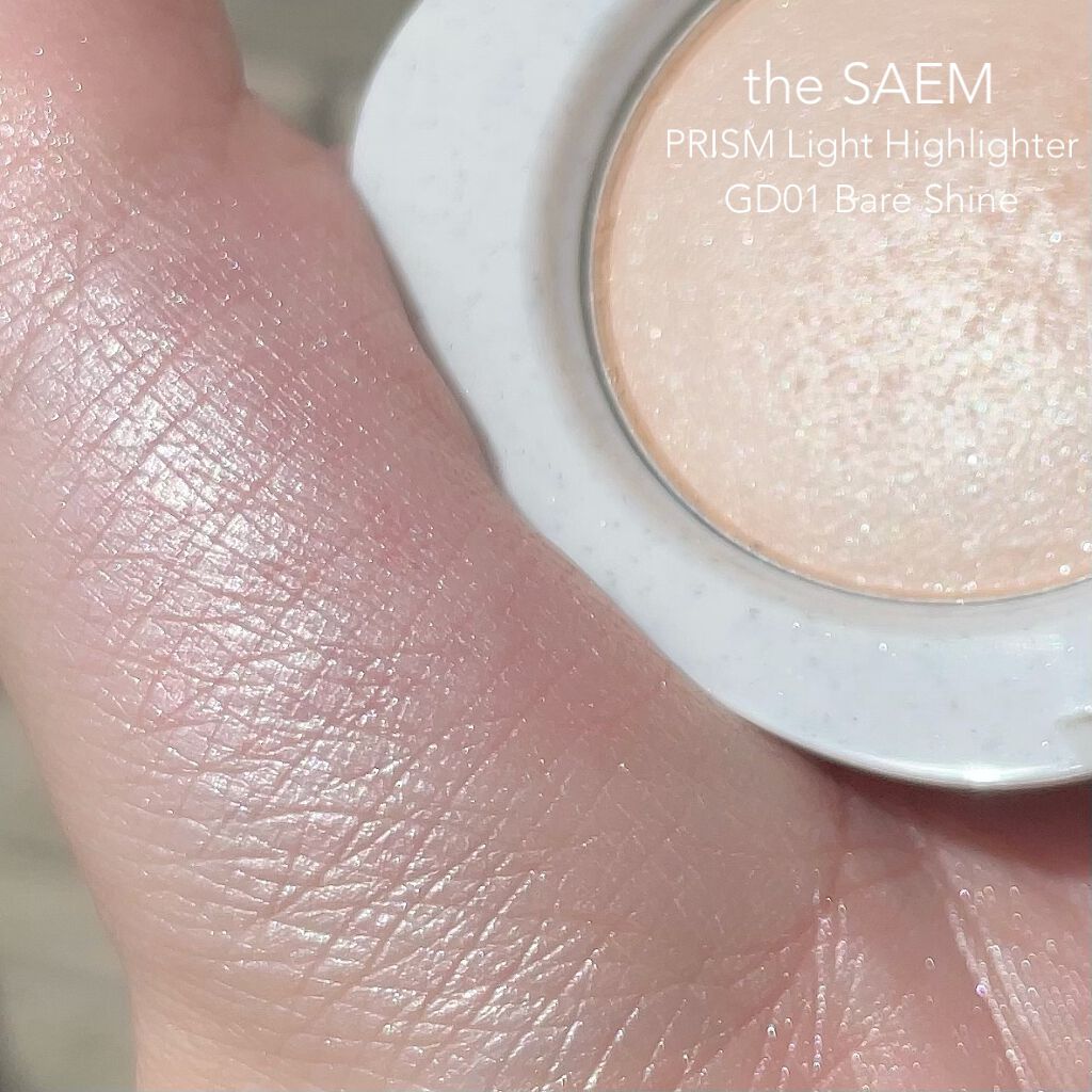 プリズムライトハイライター/the SAEM/パウダーハイライトを使ったクチコミ(3枚目)