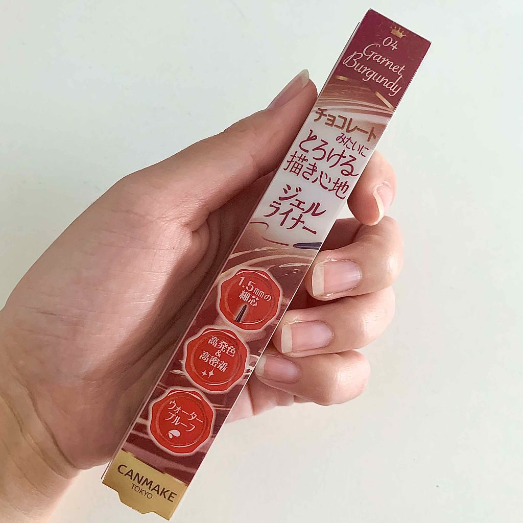 クリーミータッチライナー/キャンメイク/ジェルアイライナーを使ったクチコミ(1枚目)