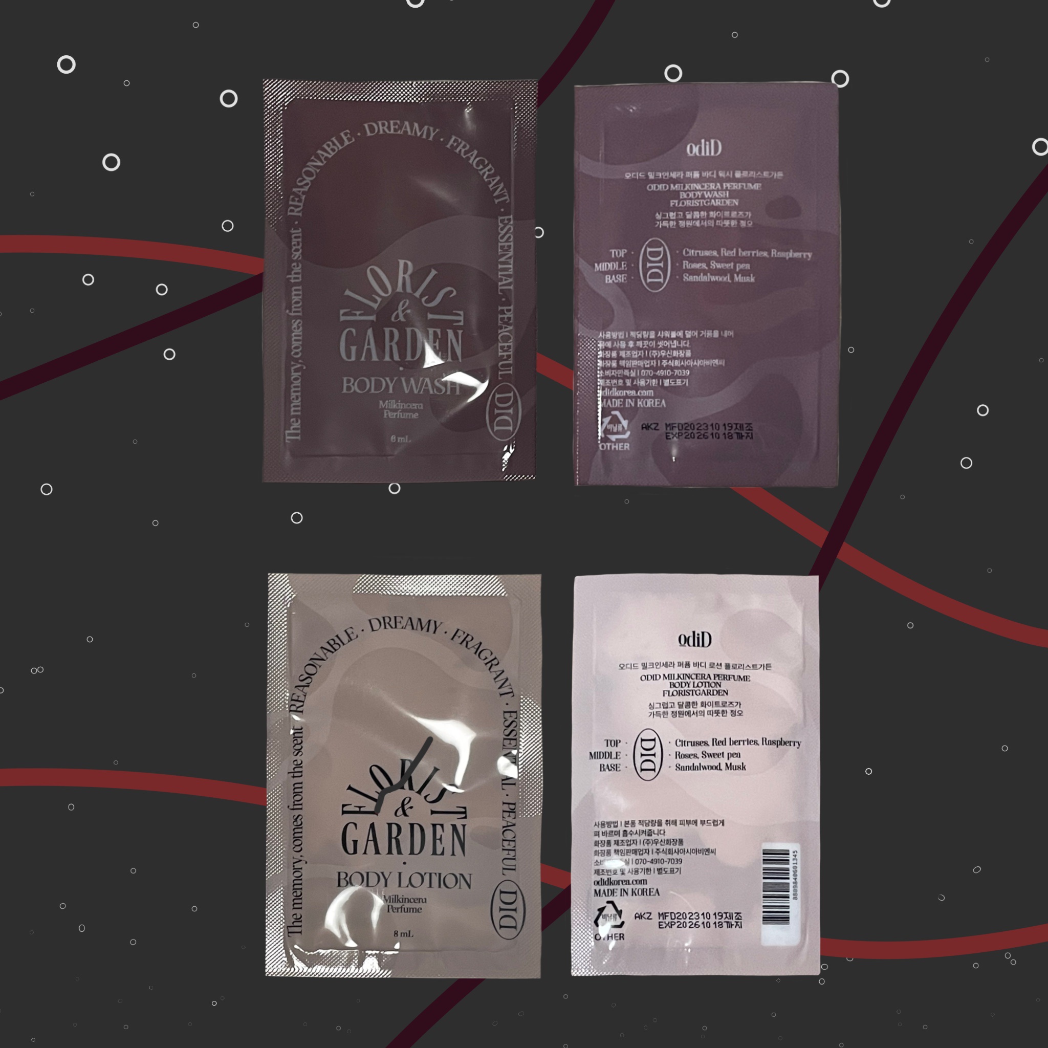 odiD ミルクインセラ パフュームボディウォッシュ (フローリストガーデン)のクチコミ「odiD ミルクインセラ パフュームボディウォッシュ
フローリストガーデン


高保湿ミルクセ.....」（2枚目）